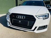 USED 2018 18 AUDI A3 2.0 S3 TFSI QUATTRO BLACK EDITION 4d 306 BHP 1 Owner, F/A/S/H, B&O Sound