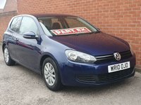 USED 2010 10 VOLKSWAGEN GOLF 1.6 S TDI 3d 89 BHP RAC WARRANTY - FRESH 12 MONTHS MOT