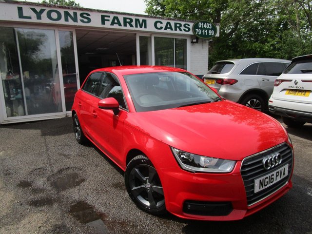 2016 16 Audi A1 1.4 SPORTBACK TFSI SPORT 5d 123 BHP