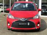 USED 2014 64 TOYOTA YARIS 1.3 VVT-I ICON 5d 99 BHP Finished in CHILLI RED MET with contrasting Serra Black Cloth interior. This low mileage Yaris has a strong reputation for reliability amongst all other superminis. This cheap to run, fun and easy to drive small car is well equipped and stylish. Features include REAR VIEW CAMERA, B/Tooth, DAB Radio, Front Fogs, 2 Keys, ALLOYS and &pound;30 ROAD TAX. Dealer Serviced at 19253 miles.