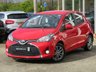 USED 2014 64 TOYOTA YARIS 1.3 VVT-I ICON 5d 99 BHP Finished in CHILLI RED MET with contrasting Serra Black Cloth interior. This low mileage Yaris has a strong reputation for reliability amongst all other superminis. This cheap to run, fun and easy to drive small car is well equipped and stylish. Features include REAR VIEW CAMERA, B/Tooth, DAB Radio, Front Fogs, 2 Keys, ALLOYS and &pound;30 ROAD TAX. Dealer Serviced at 19253 miles.