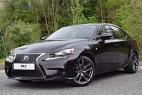 USED 2014 14 LEXUS IS 2.5 300H F SPORT 4d 220 BHP FULL LEXUS SERVICE HISTORY! 2 KEYS!