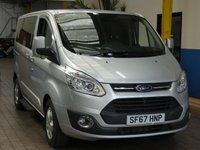 USED 2017 67 FORD TOURNEO CUSTOM 2.0 310 TITANIUM TDCI 5d 129 BHP WAV VEHICLE WHEEL CHAIR ACCESS. We can carry out a conversion on this vehicle if required. We recently made a WAV to a 6 seater crew cab.