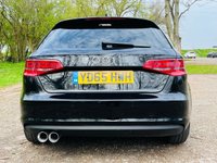 USED 2015 65 AUDI A3 1.6 TDI ULTRA SE TECHNIK SAT NAV 5dr 109 BHP SAT NAV / BLACK WHEELS / FREE ROAD TAX