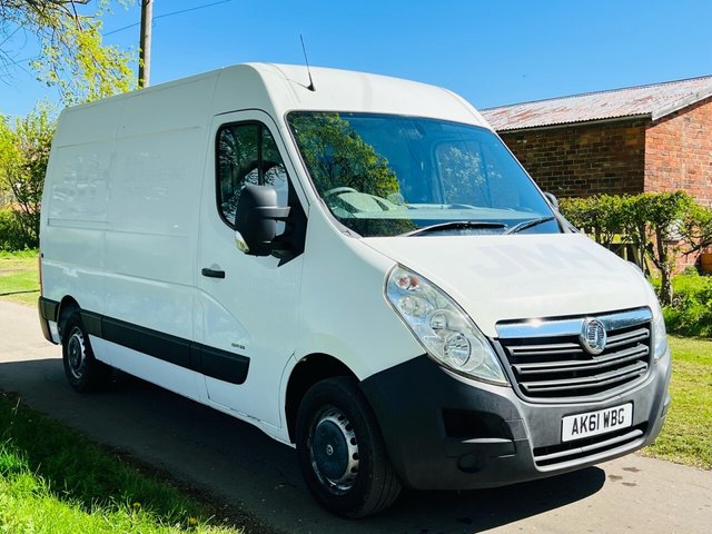 2012 61 Vauxhall Movano 2.3 F3500 L2H2 CDTI 124 BHP