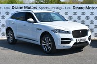 USED 2017 67 JAGUAR F-PACE 2.0 R-SPORT AWD 5d 178 BHP GREAT SPEC 20IN ALLOYS/TWO TONE LEATHER