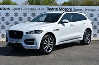 USED 2017 67 JAGUAR F-PACE 2.0 R-SPORT AWD 5d 178 BHP GREAT SPEC 20IN ALLOYS/TWO TONE LEATHER
