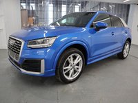 USED 2017 17 AUDI Q2 1.4 TFSI S LINE 5d 148 BHP WITH ONLY ONE OWNER AND LOADED WITH FACTORY EXTRAS, A FANTASTIC SPECIFICATION WITH AUDI SERVICE RECORD LOW MILES