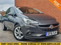 USED 2016 16 VAUXHALL CORSA 1.4 ENERGY AC ECOFLEX 3d 74 BHP HEATED SEATS & STEERING WHEEL - &pound;30 TAX - DAB RADIO