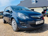 USED 2014 14 VAUXHALL CORSA 1.2 DESIGN AC ECOFLEX S/S 5d 83 BHP Low Mileage 5 door petrol Corsa