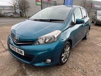 USED 2013 62 TOYOTA YARIS 1.3 VVT-I SR 5d 98 BHP Great Colour + Reverse Camera & Bluetooth