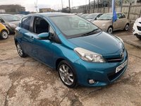 USED 2013 62 TOYOTA YARIS 1.3 VVT-I SR 5d 98 BHP Great Colour + Reverse Camera & Bluetooth