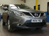 USED 2014 14 NISSAN QASHQAI 1.2 ACENTA PREMIUM DIG-T 5d 113 BHP Sat Nav Reversing Camera Panoramic Sunroof Lane Departure.