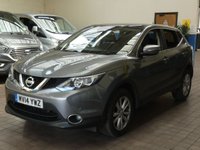 USED 2014 14 NISSAN QASHQAI 1.2 ACENTA PREMIUM DIG-T 5d 113 BHP Sat Nav Reversing Camera Panoramic Sunroof Lane Departure.