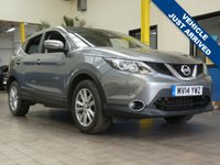 USED 2014 14 NISSAN QASHQAI 1.2 ACENTA PREMIUM DIG-T 5d 113 BHP Sat Nav Reversing Camera Panoramic Sunroof Lane Departure.