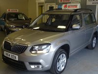 USED 2014 14 SKODA YETI 1.6 S GREENLINE II TDI CR 5d 103 BHP ......ONE OWNER......