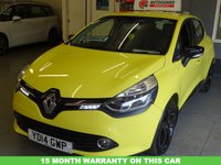 USED 2014 14 RENAULT CLIO 1.5 DYNAMIQUE S MEDIANAV DCI 5d 90 BHP AUTOMATIC..........LOW MILES