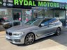 USED 2020 20 BMW 5 SERIES 3.0 530D XDRIVE M SPORT TOURING 5d 261 BHP +  BLACK LEATHER WITH HEATED SEATS + BLUETOOTH + FULL SERVICE HISTORY + HEAD UP DISPLAY +