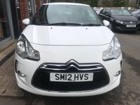 USED 2012 12 CITROEN DS3 1.6 E-HDI DSTYLE 3d 90 BHP SERVICE HISTORY 12 MONTHS MOT 2 KEY