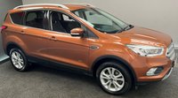 USED 2017 17 FORD KUGA 2.0 TITANIUM TDCI 5d 177 BHP SAT NAV+REVCAMERA+FSH AUTOMATIC
