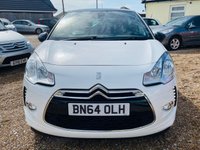 USED 2014 64 CITROEN DS3 1.6 DSTYLE PLUS 3d 120 BHP Stunning DS3 Two Tone White / Black edition