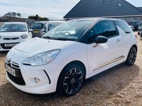 USED 2014 64 CITROEN DS3 1.6 DSTYLE PLUS 3d 120 BHP Stunning DS3 Two Tone White / Black edition