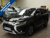 USED 2018 68 MITSUBISHI OUTLANDER 2.0 4 5d 148 BHP APP BASED SAT NAV LEATHER 7 SEATS