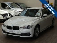 USED 2018 68 BMW 3 SERIES 2.0 320D ED PLUS TOURING 5d 161 BHP SAT NAV LEATHER HEATED SEATS