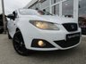USED 2011 61 SEAT IBIZA 1.4 SPORTRIDER 3d 85 BHP Finished in GLACIER White with contrasting GREY TRIM SPORTS SEATS. This great looking hatch has sharp handling, well built and comfortable interior. SEAT has a strong track record when it comes to building quality hatchbacks and this is one of the best on sale today. Features include, Cruise control, Climate, Air Con, Rear Park sensors, Black Alloys, Black roof and much more. Serviced at 5597 miles, 10805 miles, 17187 miles, 36440 miles, 55067 miles and on arrival at 76508 miles.