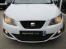 USED 2011 61 SEAT IBIZA 1.4 SPORTRIDER 3d 85 BHP Finished in GLACIER White with contrasting GREY TRIM SPORTS SEATS. This great looking hatch has sharp handling, well built and comfortable interior. SEAT has a strong track record when it comes to building quality hatchbacks and this is one of the best on sale today. Features include, Cruise control, Climate, Air Con, Rear Park sensors, Black Alloys, Black roof and much more. Serviced at 5597 miles, 10805 miles, 17187 miles, 36440 miles, 55067 miles and on arrival at 76508 miles.