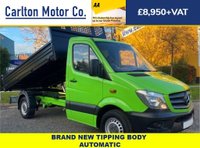 USED 2016 16 MERCEDES-BENZ SPRINTER 313 CDI 130 TIPPER 7G TRONIC [ New Build ]  BRAND NEW STEEL TIPPING BODY