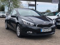 USED 2013 13 KIA CEED 1.6 CRDI 1 ECODYNAMICS 5d 126 BHP AUX + USB + 2 KEYS + SERVICE HISTORY ( 5 STAMPS) + AUTO START/STOP +