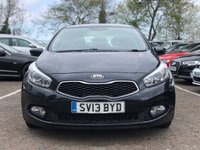 USED 2013 13 KIA CEED 1.6 CRDI 1 ECODYNAMICS 5d 126 BHP AUX + USB + 2 KEYS + SERVICE HISTORY ( 5 STAMPS) + AUTO START/STOP +