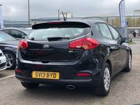 USED 2013 13 KIA CEED 1.6 CRDI 1 ECODYNAMICS 5d 126 BHP AUX + USB + 2 KEYS + SERVICE HISTORY ( 5 STAMPS) + AUTO START/STOP +
