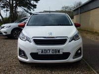 USED 2017 17 PEUGEOT 108 1.2 PURETECH ROLAND GARROS TOP 3d 82 BHP www.suffolkcarcentre.co.uk - Located at Reydon