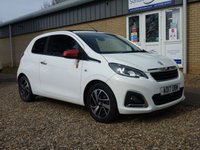USED 2017 17 PEUGEOT 108 1.2 PURETECH ROLAND GARROS TOP 3d 82 BHP www.suffolkcarcentre.co.uk - Located at Reydon