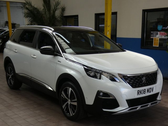 2018 18 Peugeot 5008 1.5 BLUEHDI S/S GT LINE 5d 129 BHP