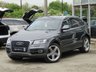 USED 2014 64 AUDI Q5 2.0 TDI QUATTRO S LINE PLUS 5d 175 BHP Finished in DAYTONA GREY MET with contrasting FULL BLACK HEATED LEATHER trim. This handsome looking SUV is a great all rounder. It's one the most popular in the 4x4 class. Features include Sat Nav, 20" Alloys, Power Rear Boot, Full Black Leather, Front and Rear Park Sensors, B/Tooth, DAB, Run Lights and much more. Dealer serviced at 19994 miles, 51110 miles, 83880 miles (inc Cam Belt and Water Pump) and arrival at 111180 miles.