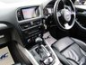 USED 2014 64 AUDI Q5 2.0 TDI QUATTRO S LINE PLUS 5d 175 BHP Finished in DAYTONA GREY MET with contrasting FULL BLACK HEATED LEATHER trim. This handsome looking SUV is a great all rounder. It's one the most popular in the 4x4 class. Features include Sat Nav, 20" Alloys, Power Rear Boot, Full Black Leather, Front and Rear Park Sensors, B/Tooth, DAB, Run Lights and much more. Dealer serviced at 19994 miles, 51110 miles, 83880 miles (inc Cam Belt and Water Pump) and arrival at 111180 miles.