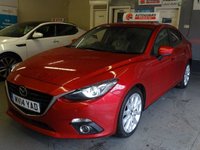 USED 2014 14 MAZDA 3 2.0 SPORT NAV 4d 118 BHP SATNAV...............STUNNING INTERIOR