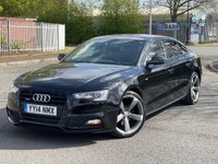 USED 2014 14 AUDI A5 2.0 SPORTBACK TDI QUATTRO BLACK EDITION S/S 5d 175 BHP 