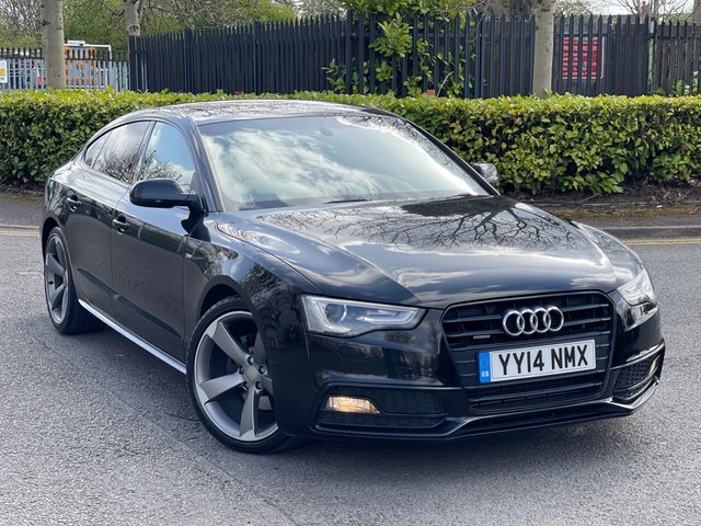 2014 14 Audi A5 2.0 SPORTBACK TDI QUATTRO BLACK EDITION S/S 5d 175 BHP