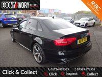 USED 2014 14 AUDI A4 2.0 TDI BLACK EDITION 4d 148 BHP + SATNAV + B&O EXCELLENT EXAMPLE+FULLY SERVICED+1 YEAR MOT+BREAKDOWN COVER