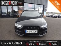 USED 2014 14 AUDI A4 2.0 TDI BLACK EDITION 4d 148 BHP + SATNAV + B&O EXCELLENT EXAMPLE+FULLY SERVICED+1 YEAR MOT+BREAKDOWN COVER