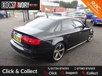USED 2014 14 AUDI A4 2.0 TDI BLACK EDITION 4d 148 BHP + SATNAV + B&O EXCELLENT EXAMPLE+FULLY SERVICED+1 YEAR MOT+BREAKDOWN COVER