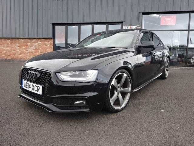 2014 14 Audi A4 2.0 TDI BLACK EDITION 4d 148 BHP + SATNAV + B&O