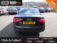 USED 2014 64 AUDI A4 2.0 TDI BLACK EDITION 4d 148 BHP+SATNAV+FULL HEATED LEATHER EXCELLENT EXAMPLE+FULLY SERVICED+1 YEAR MOT+BREAKDOWN COVER