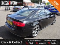 USED 2014 64 AUDI A4 2.0 TDI BLACK EDITION 4d 148 BHP+SATNAV+FULL HEATED LEATHER EXCELLENT EXAMPLE+FULLY SERVICED+1 YEAR MOT+BREAKDOWN COVER