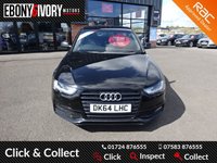 USED 2014 64 AUDI A4 2.0 TDI BLACK EDITION 4d 148 BHP+SATNAV+FULL HEATED LEATHER EXCELLENT EXAMPLE+FULLY SERVICED+1 YEAR MOT+BREAKDOWN COVER