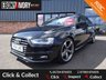 USED 2014 64 AUDI A4 2.0 TDI BLACK EDITION 4d 148 BHP+SATNAV+FULL HEATED LEATHER EXCELLENT EXAMPLE+FULLY SERVICED+1 YEAR MOT+BREAKDOWN COVER